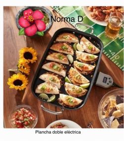 Plancha doble eléctrica nueva en su caja 🌺 princess house 🌺