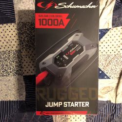 New Schumacher Auto Battery Jump Starter Pack. 1000A.
