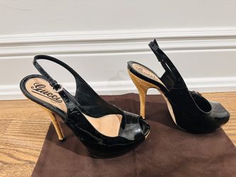 Vintage Gucci Platform Pump/size 36.5/US Size 6.5
