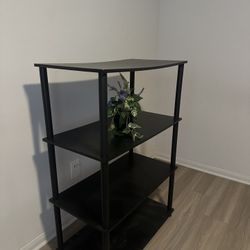 Black Shelves Stand
