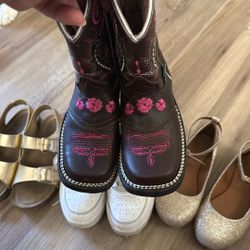 Size 11 Girl Shoes 5 Pairs 