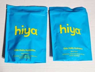 Hiya Kids Daily Hydration Berry Powder Drink Mix 7.41 oz 30 Servings LOT OF 2