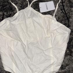 Bandana Halter Top Cream