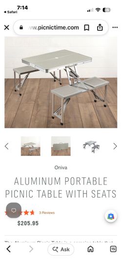 Portable picnic / camping table