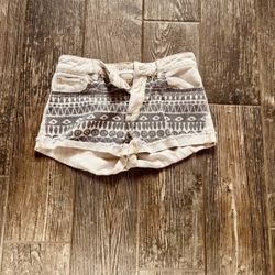 XS High Rise Tribal Print Shorts