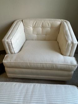 Free chair and ottoman