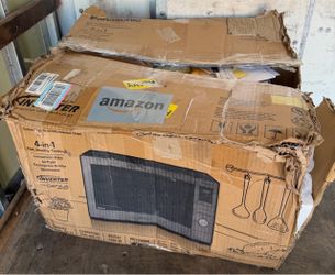 Panasonic NN-CD87KS HomeCHEF 4-in-1 Microwave Air Fryer Convection Open Box