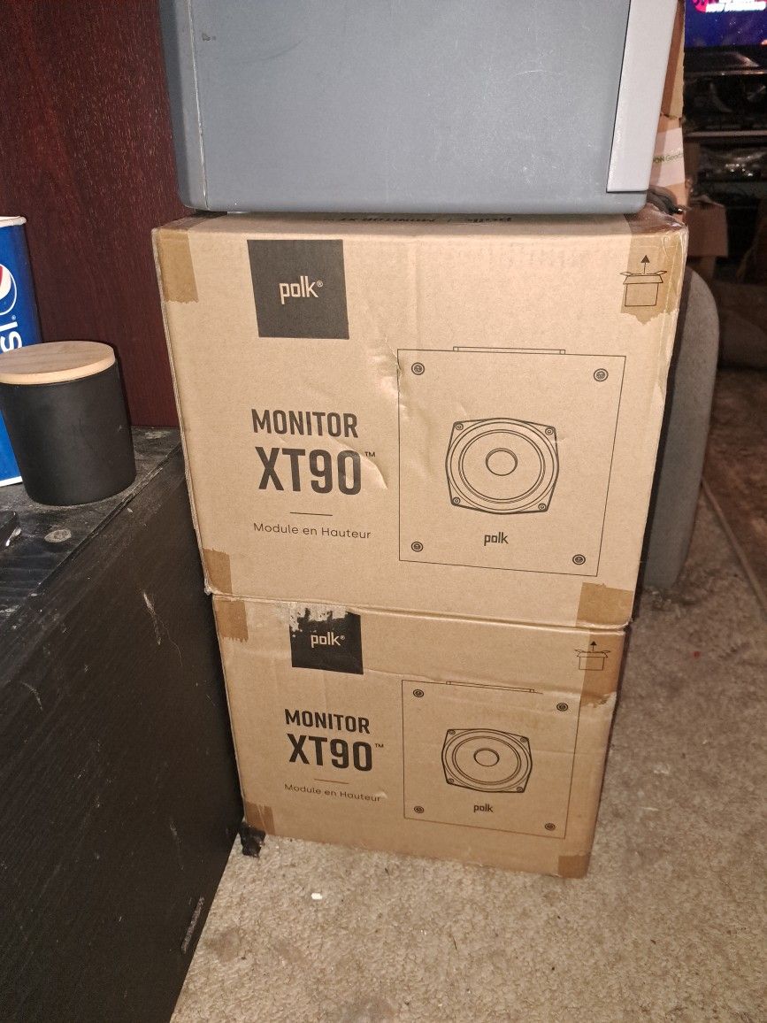 POLK XT90 HEIGHT SPEAKERS - NEW IN BOX