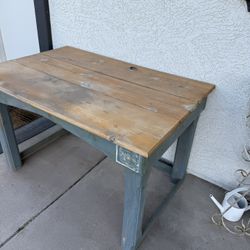Rustic Wood Accent Table / Entry Table / Plant Stand