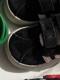 Adidas Kids Black Velcro Sneaker