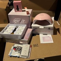 Perfect Summer Gel Nail Polish Kit With Uv Lamp 