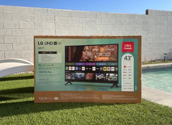 43” Lg smart 4k led Uhd tv