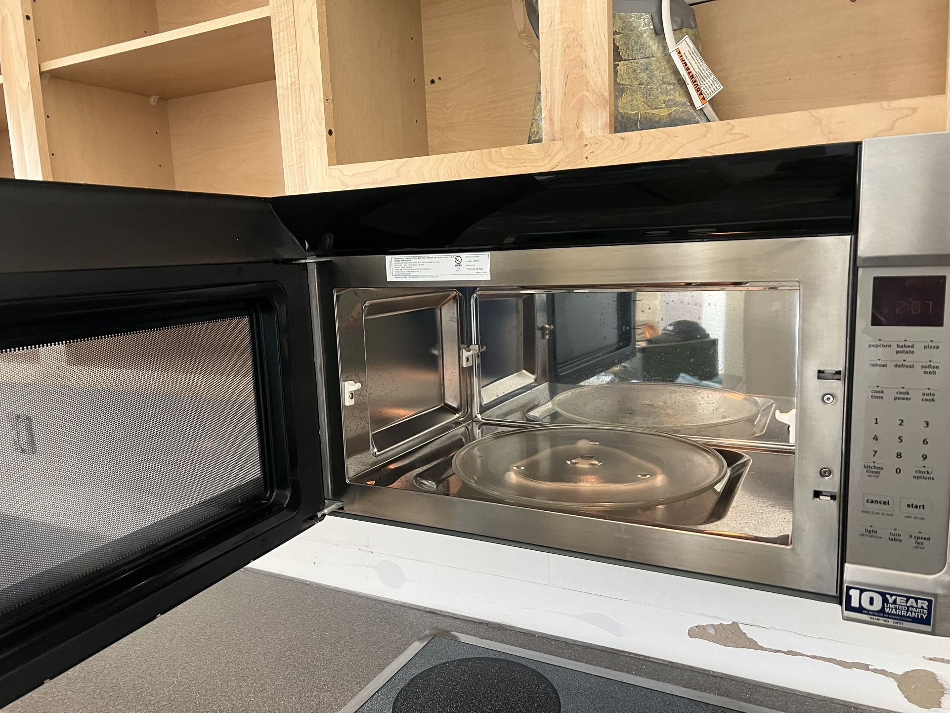 Maytag over The Range Microwave 