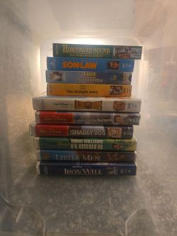 10 VHS movies