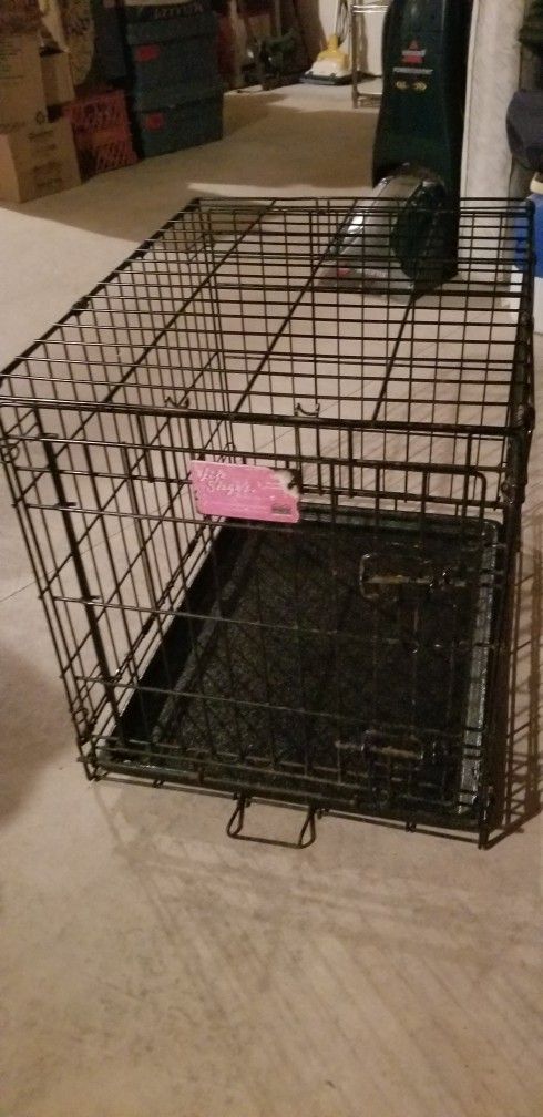 Life Stages 18x24" Folding Dog Crate 