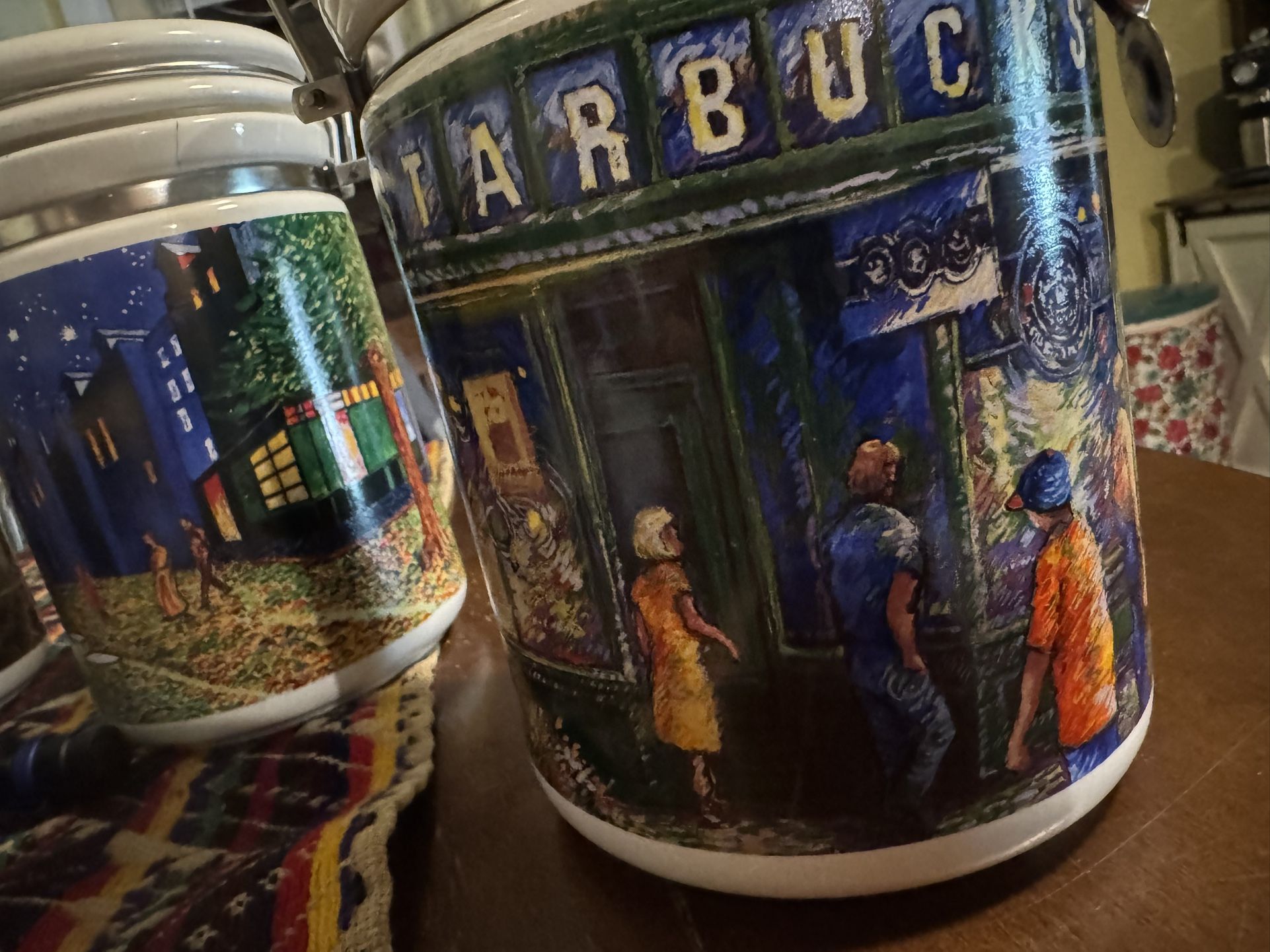 Starbucks vintage coffee canister’s. Mid 1990’s