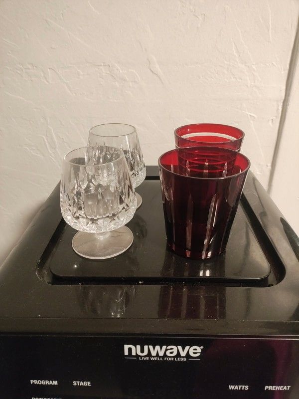 Cups Red Set 5 Clear Set 5