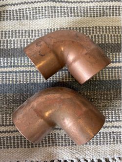Copper 3” 90 Degree Bend (2) Plumbing Fitting