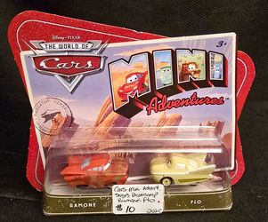 Disney Pixar World of Cars Mini Adventures Sarge's Bootcamp Ramone & Flo