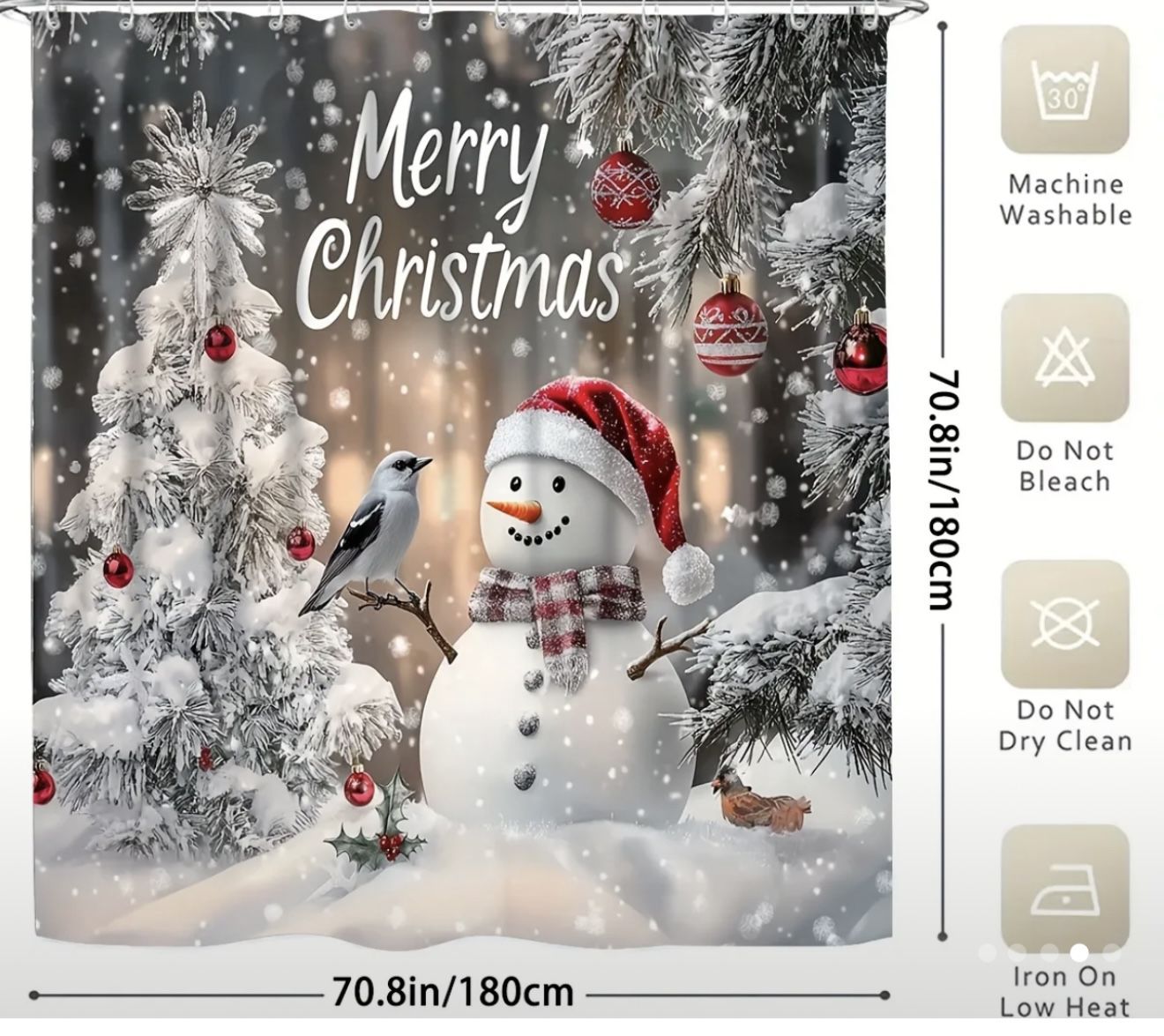 Christmas Shower Curtain
