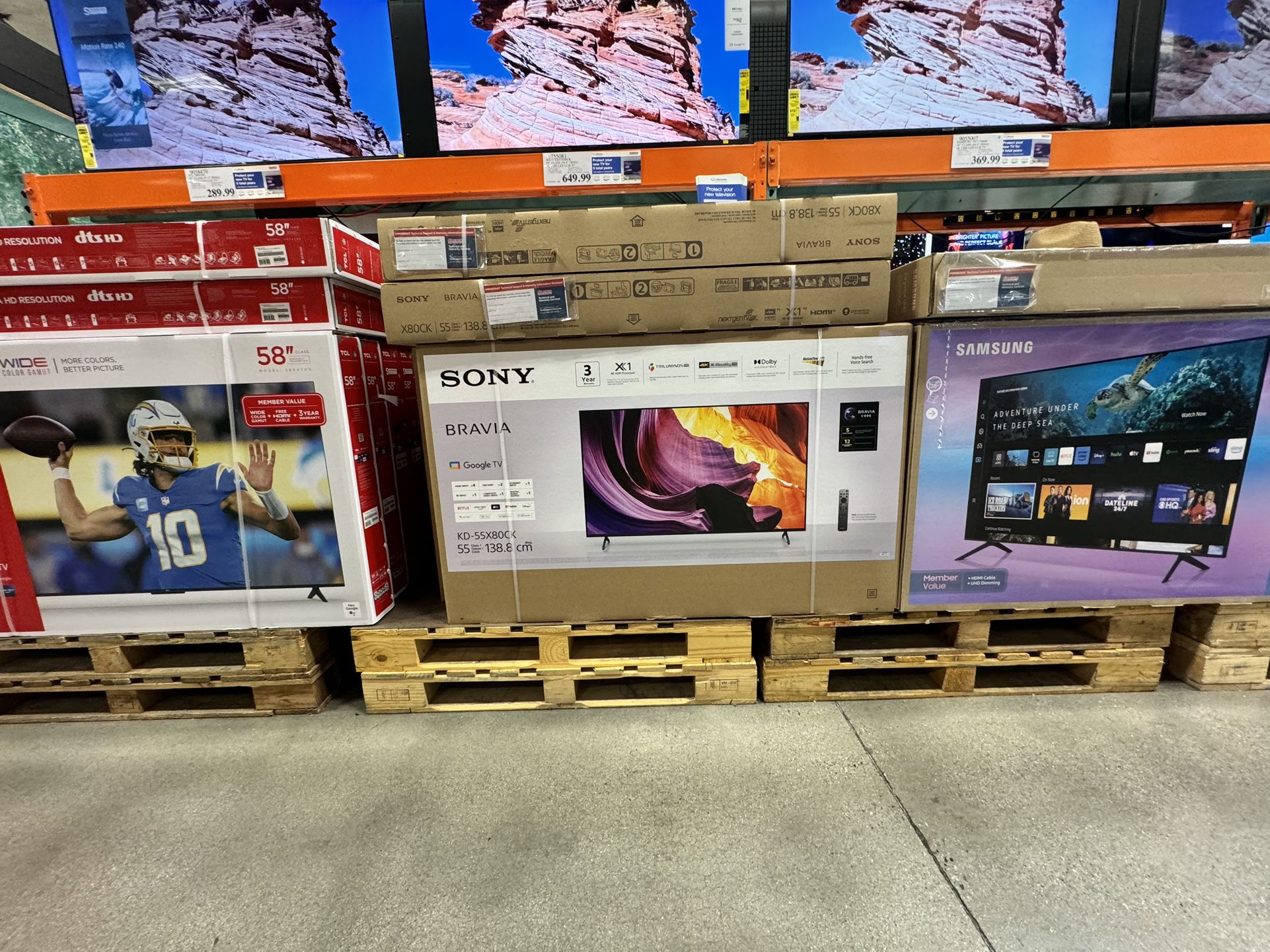 55”  Smart 4k Led Uhd Tv TVs & Media players