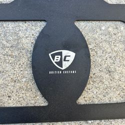 British Customs License Plate Holder