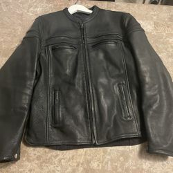 Boeing Leather Jacket Medium
