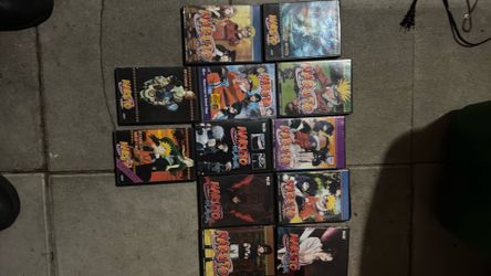 12 Naruto Japanese DVD set’s