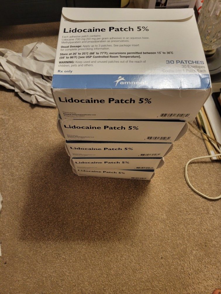 NEW LIDOCAINE PATCHES