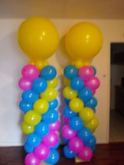 balloon towers / globos