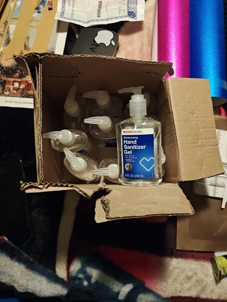 10 BOTTLES HAND SANITIZER