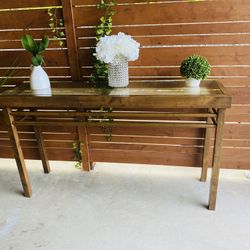 🪐🪵Console table, farmer style, entryway table decorator, mesa de entrada, table decorator ñ🪵🪐
