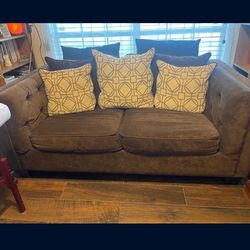 Modern Sofa with accent pillows