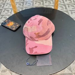 L V Pink Hat Brand New 