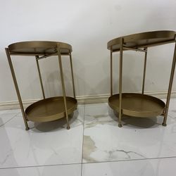 Brass Side Tables