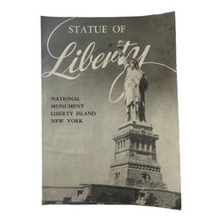 1957 Statue of Liberty Brochure and Map