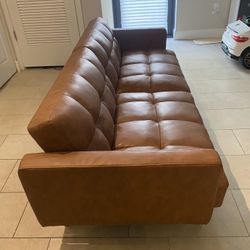 Faux Leather Couch That Turns Into Futon
