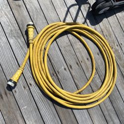 50’ - 4 Conductor ShorePower Cordset, 50A 125/250V, Yellow