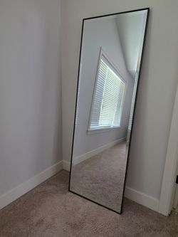 Long wall mirror