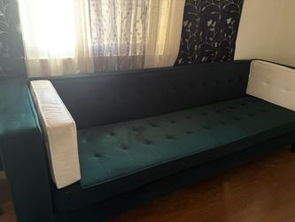 Green couch