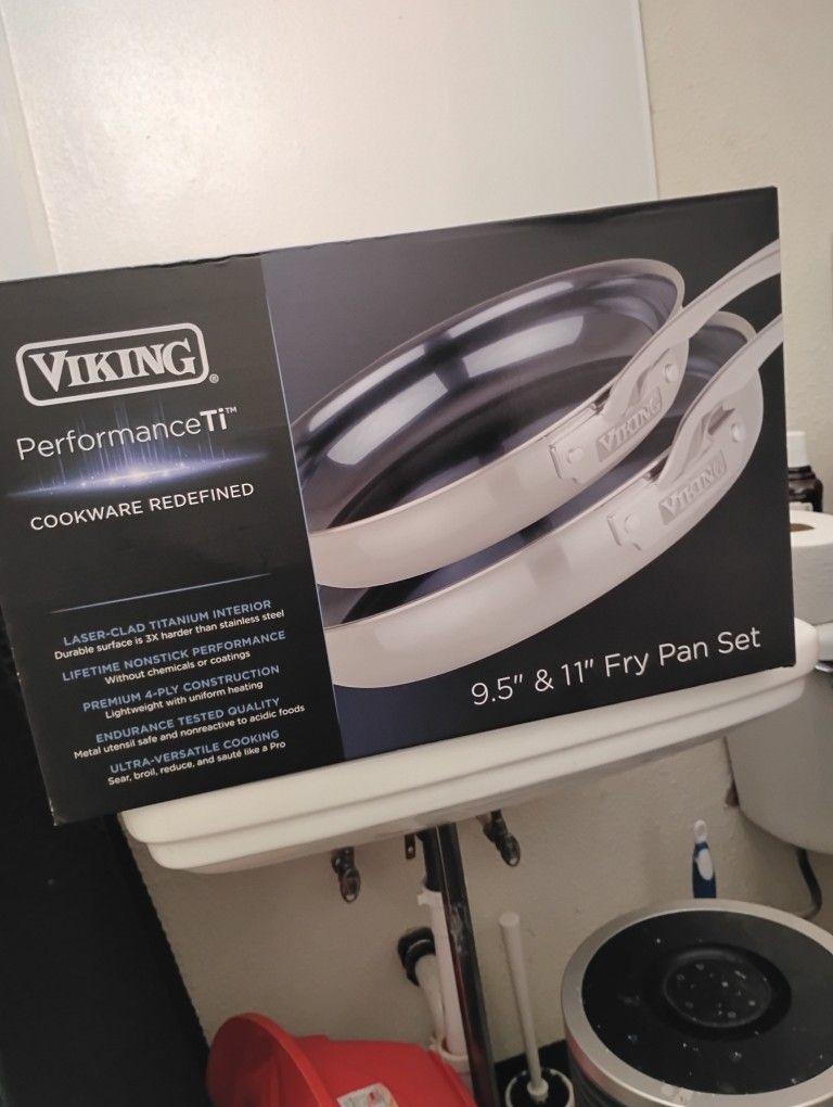 Viking Performance TI 9.5 In And 11-in Fry Pan Set
