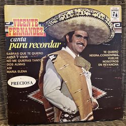 Vicente Fernandez Vinyl Record