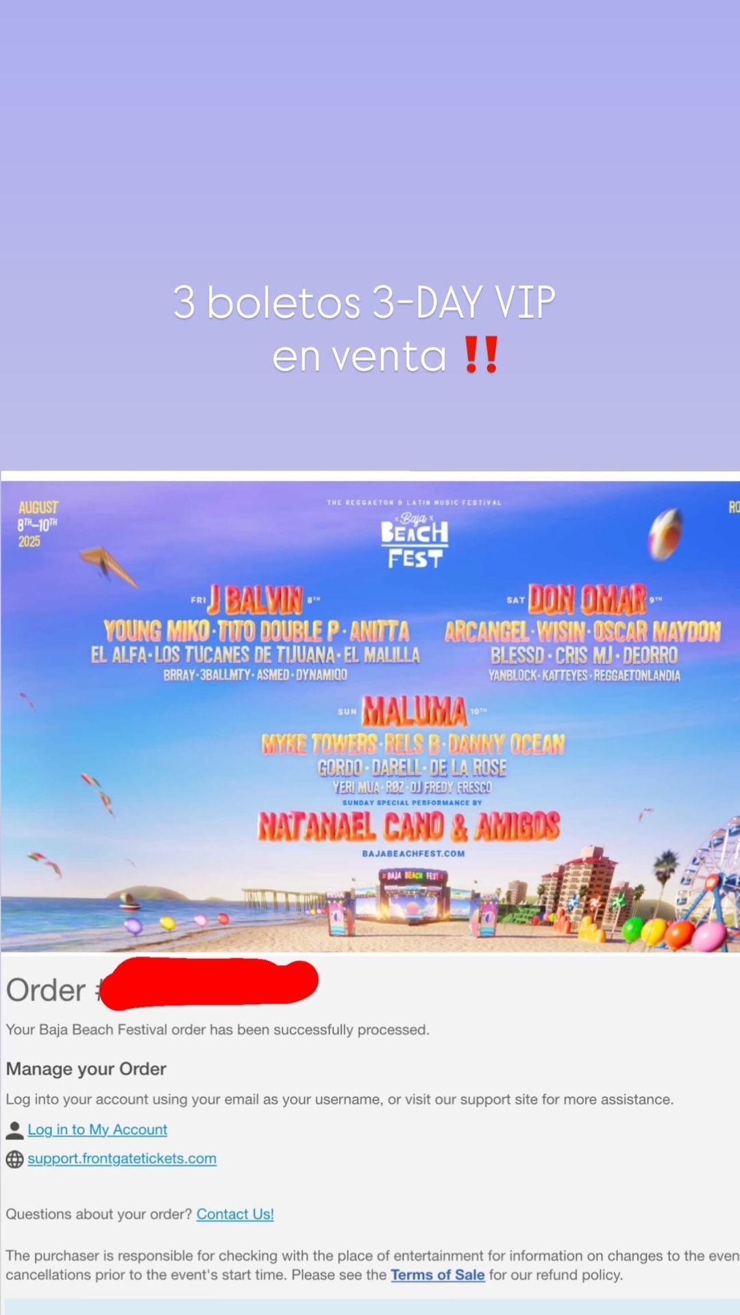 baja beach fest 3-day vip