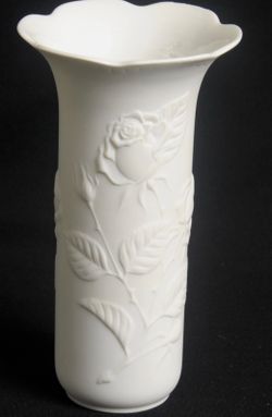 Rose Porcelain Vase  LIKE NEW