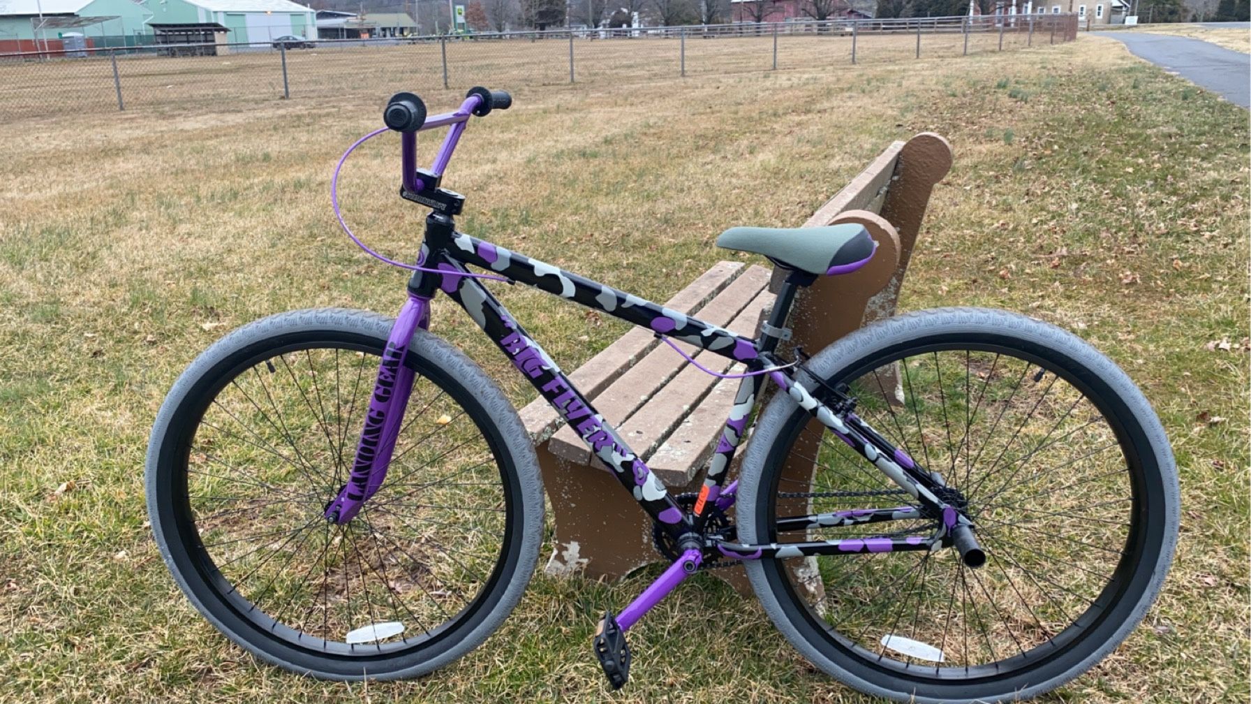 Purple camo big flyer