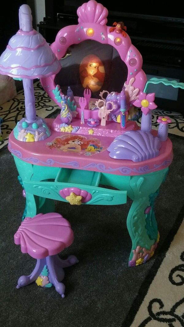 Disney Princess Ariel Little Mermaid Magical Talking Salon Vanity Disney Princess Ariel Little Mermaid Magical Talking Salon Vanity For In Santa Clara Ca Offerup