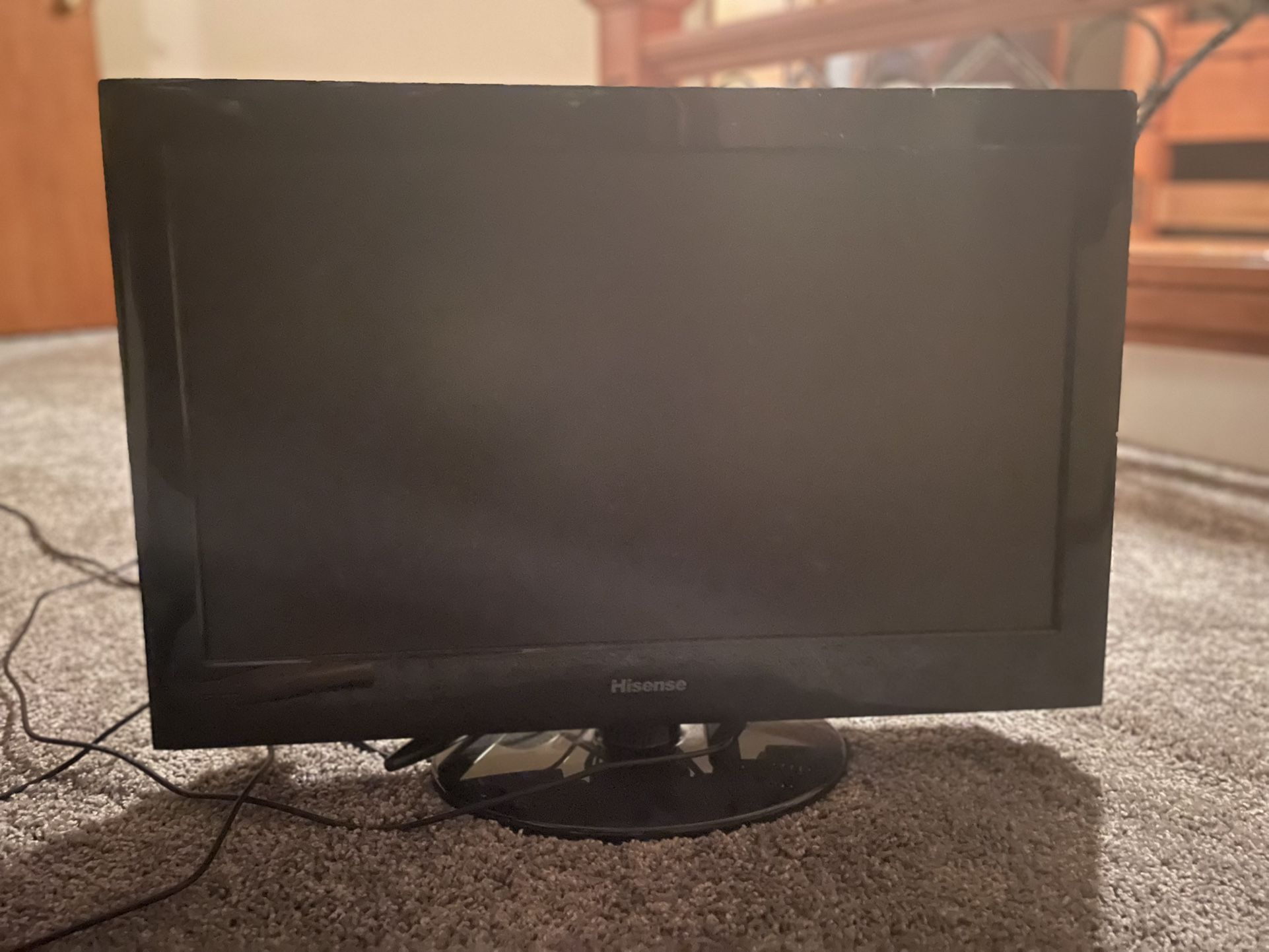 Black Hisense TV