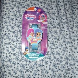 Nickelodeon Shimmer and Shine Molded Touch LED Watch NEW
