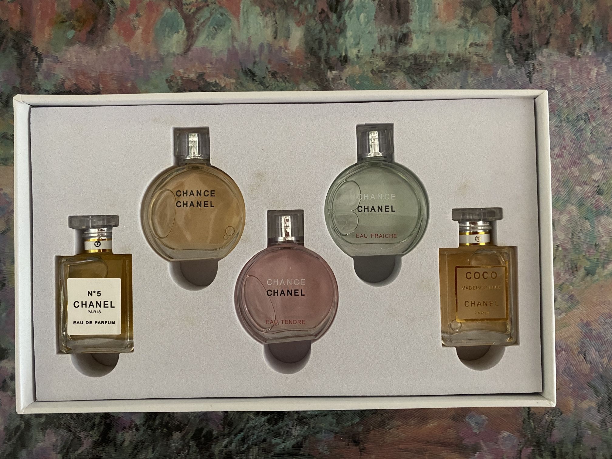 Chanel Mini Perfume Coco Chance N5 7.5 X5 ml New