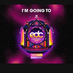 Edc Tickets November 7-9